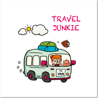 Travel Junkie Posters and Art